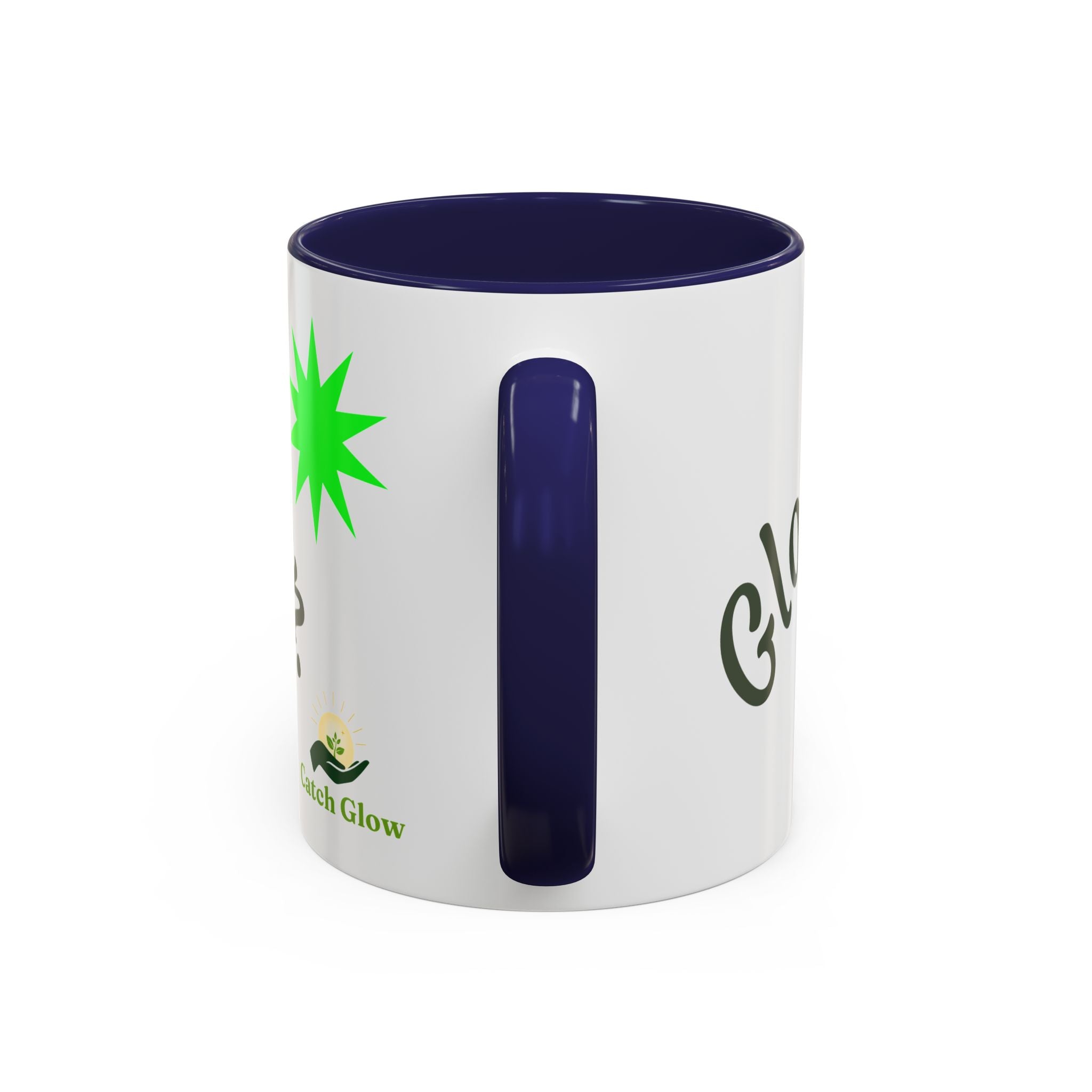 Catch Glow - 'Glow As You Can.' Accent Coffee Mug – Motivational 11 oz Ceramic