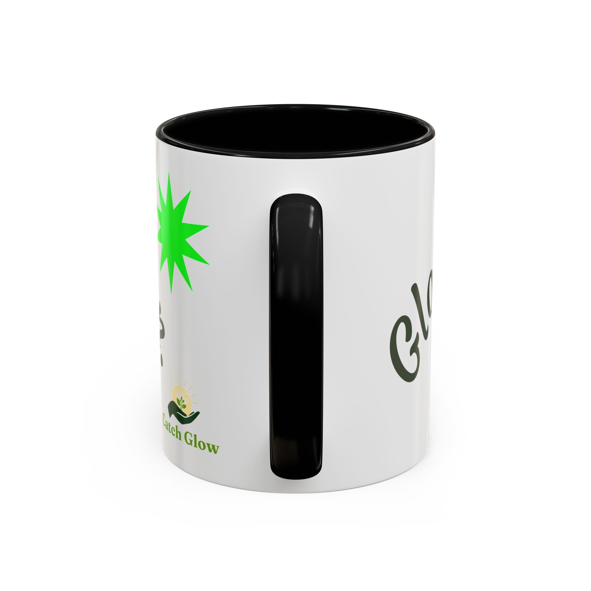 Catch Glow - 'Glow As You Can.' Accent Coffee Mug – Motivational 11 oz Ceramic