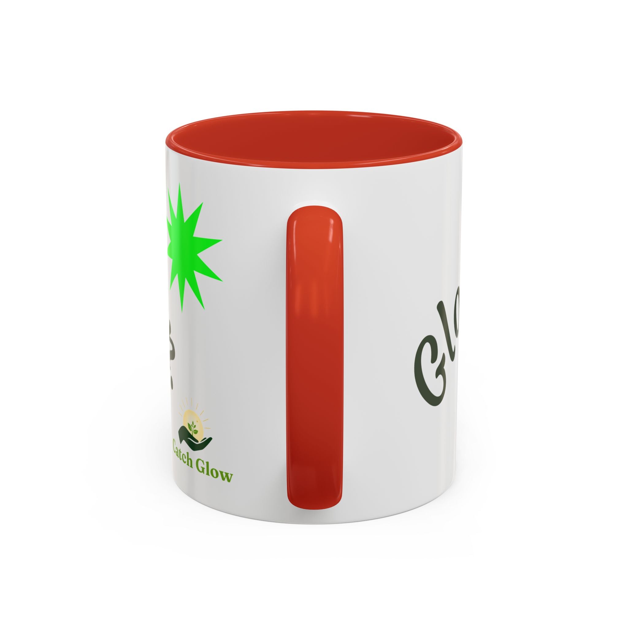 Catch Glow - 'Glow As You Can.' Accent Coffee Mug – Motivational 11 oz Ceramic