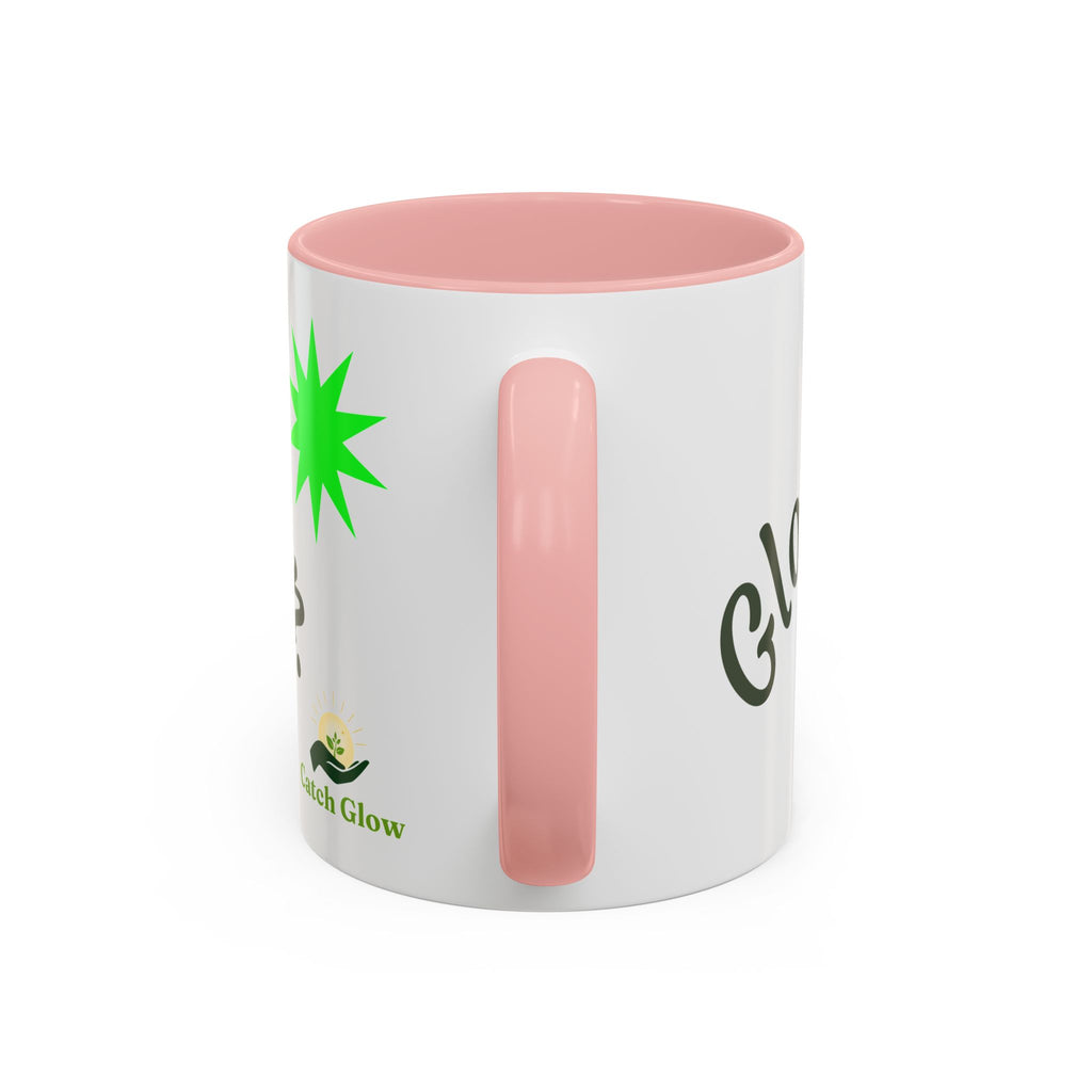 Catch Glow - 'Glow As You Can.' Accent Coffee Mug – Motivational 11 oz Ceramic
