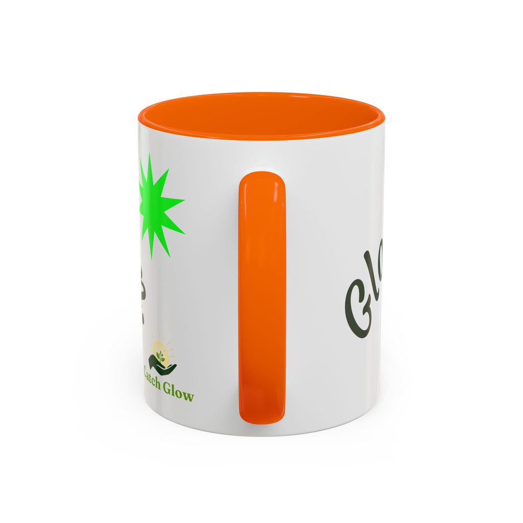 Catch Glow - 'Glow As You Can.' Accent Coffee Mug – Motivational 11 oz Ceramic